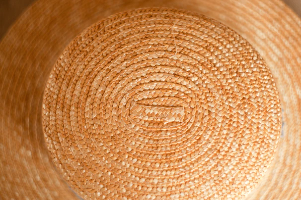 A detailed shot of the stitching and texture on a durable outdoor hat.