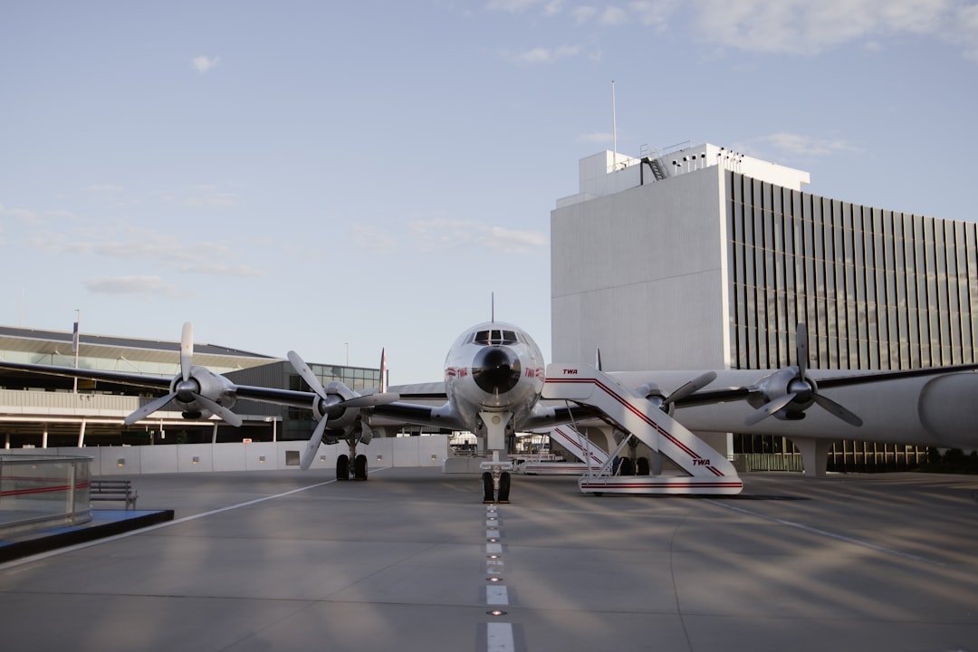 a plane that is sitting on a runway,