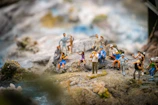 Group photo turned into colorful 3D printed miniatures