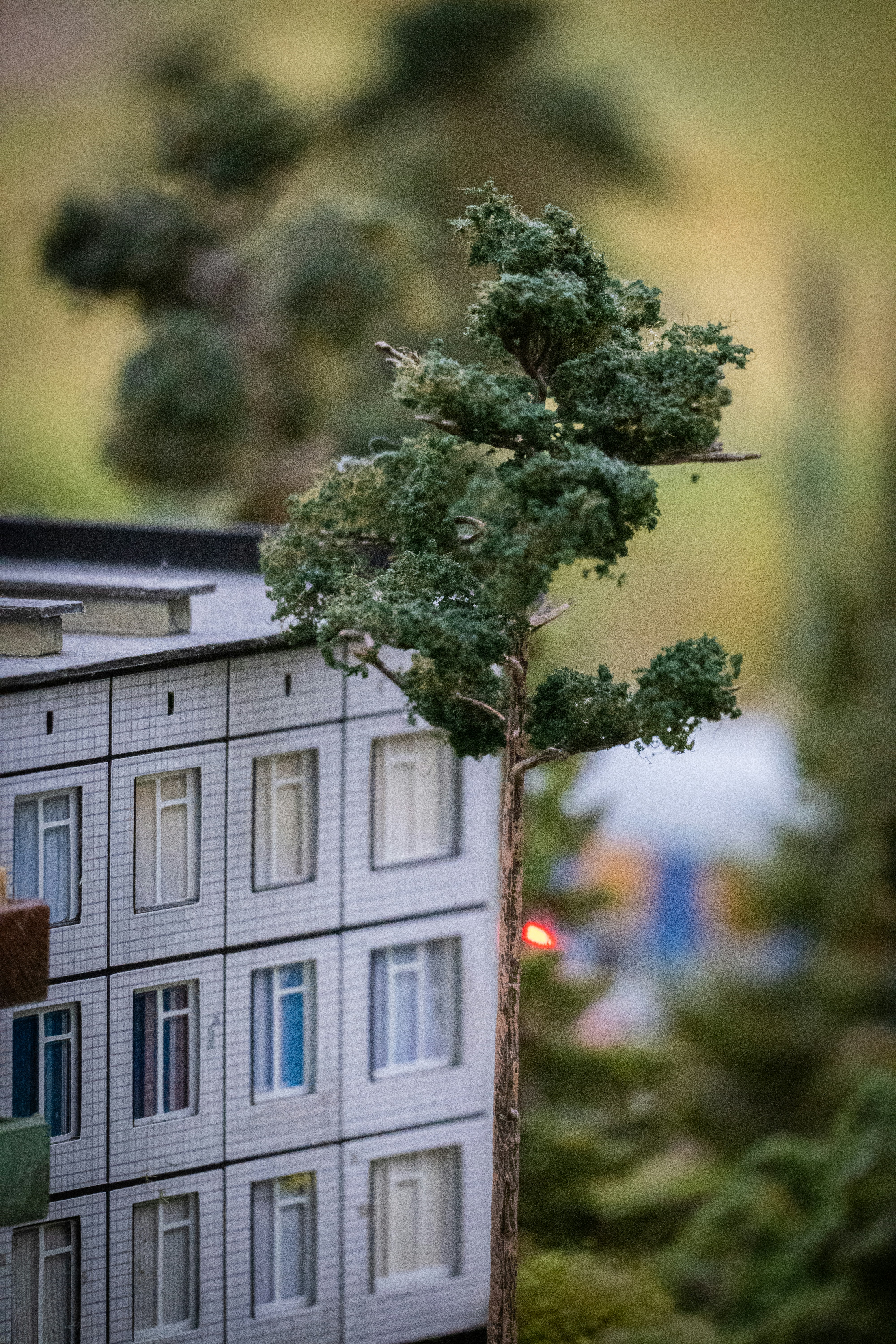 A model of a building with a tree in front of it photo – Free Saint ...