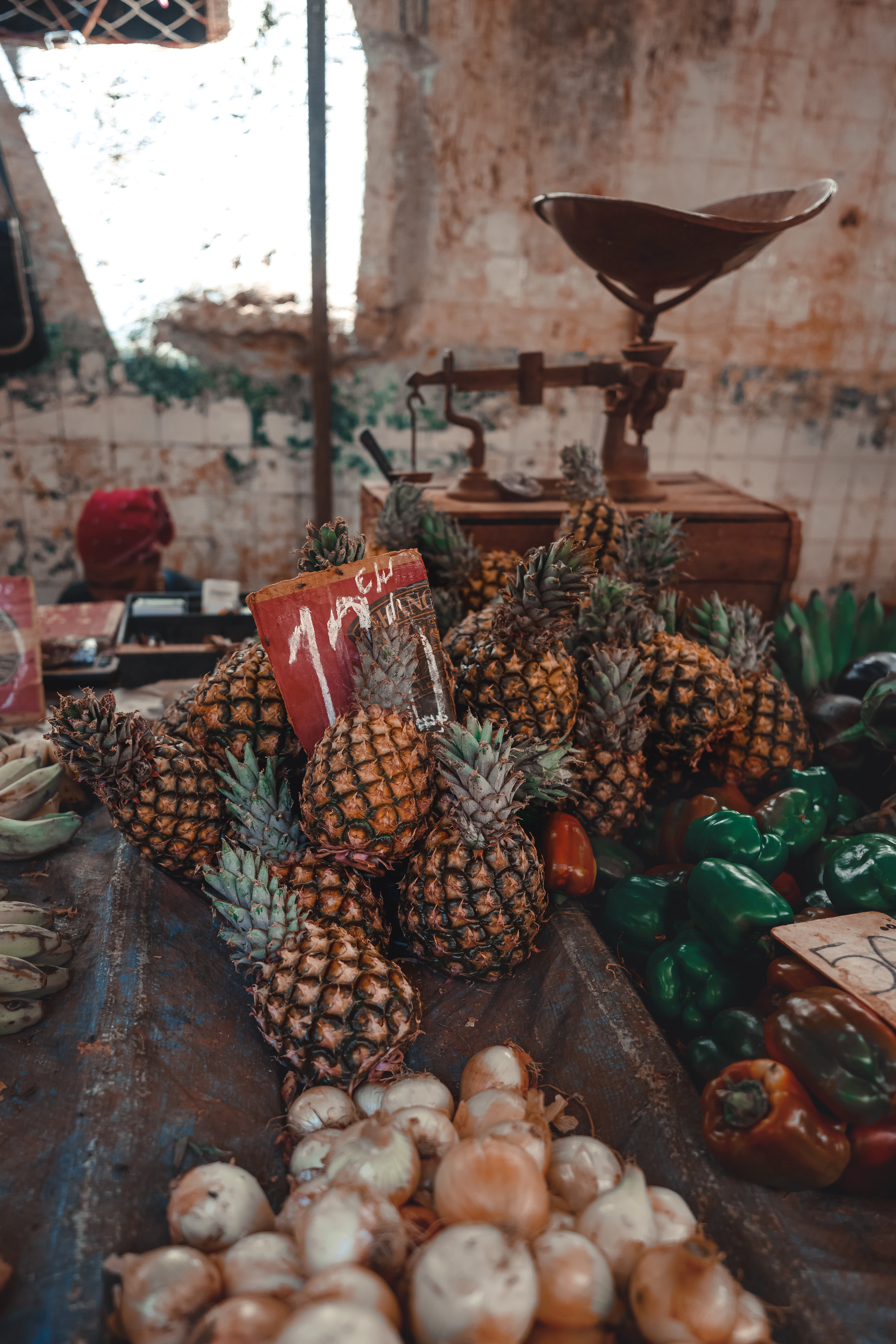 A food market in Havana
