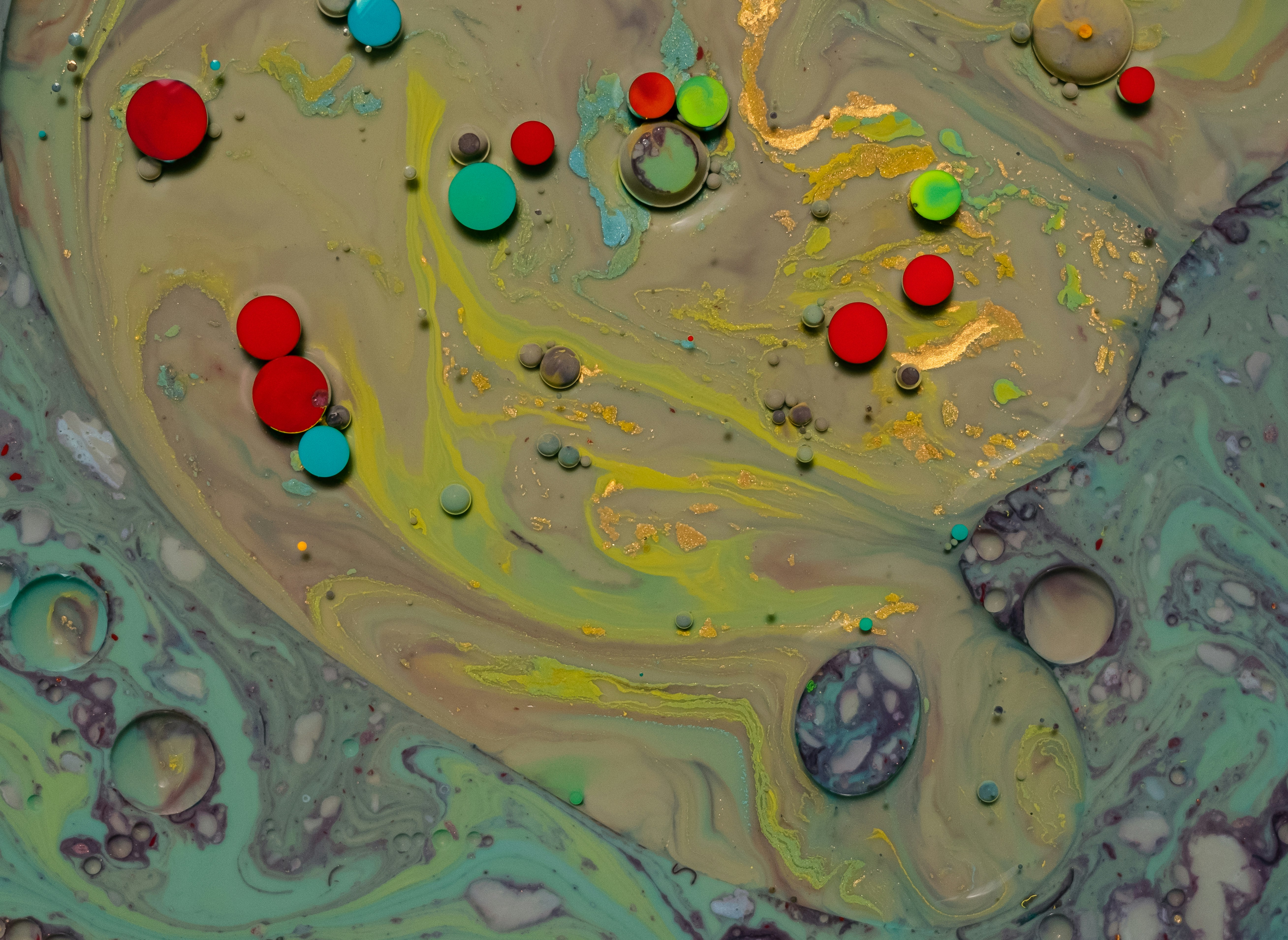 A mixture of different colors and shapes on a surface photo – Free ...