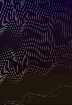 An abstract tattoo design with flowing lines.