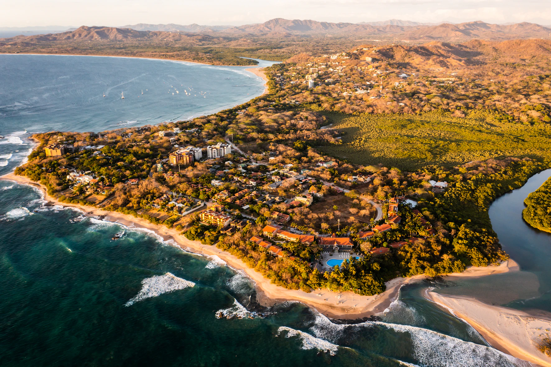 Playa tropical en Guanacaste
