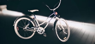 A stunning image of the Optimus Cetus bicycle.