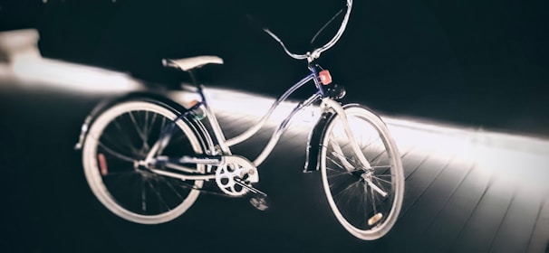 A stunning image of the Optimus Cetus bicycle.