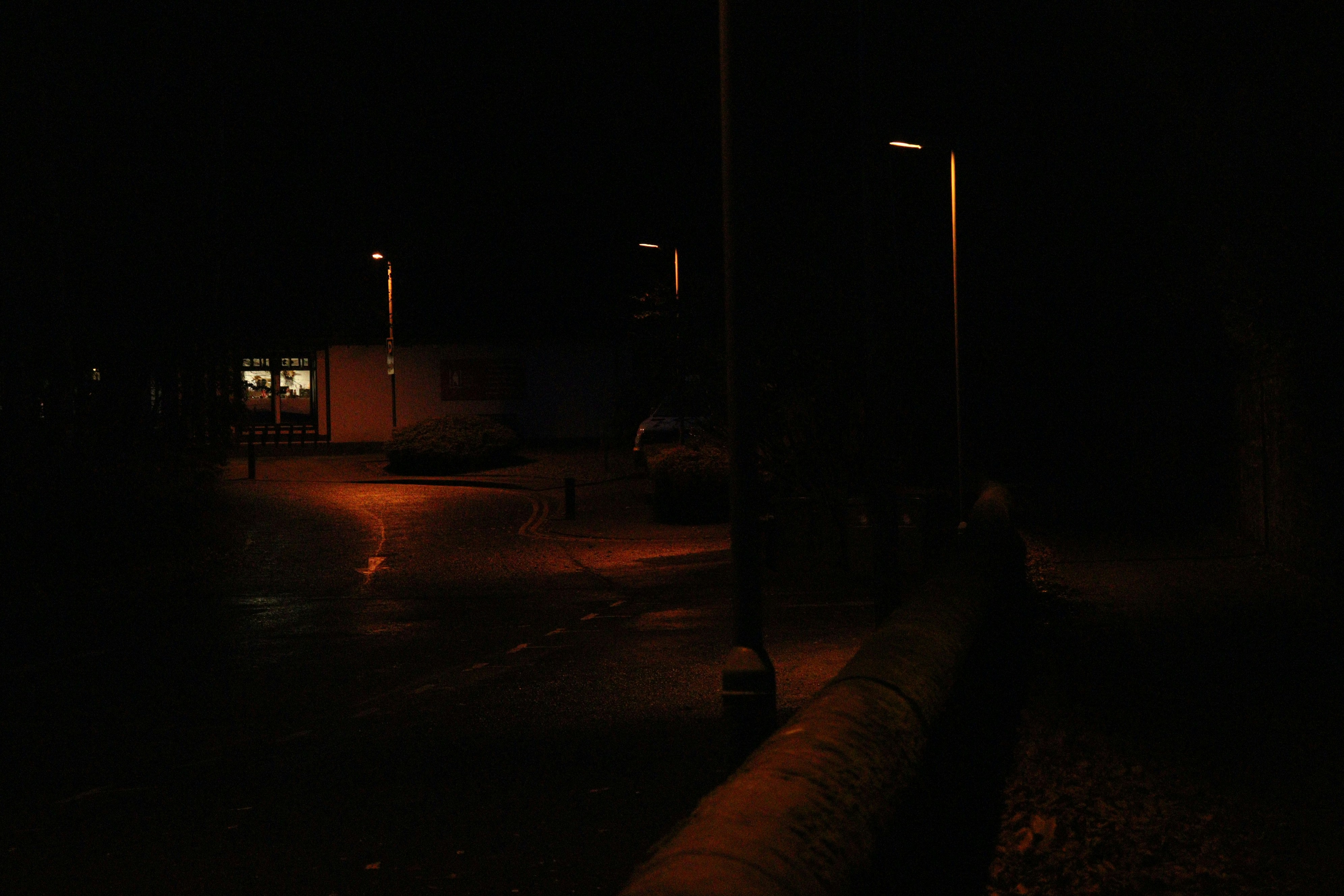 Dark street photography