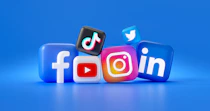 a group of different social media logos