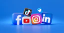 a group of different social media logos