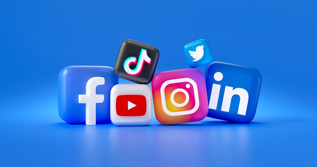 Social Media Logos in 3D. Facebook, Instagram, Twitter, TikTok, YouTube, LinkedIn. Feel free to contact me through email mariia@shalabaieva.com