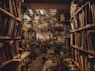 a room filled with lots of books and furniture