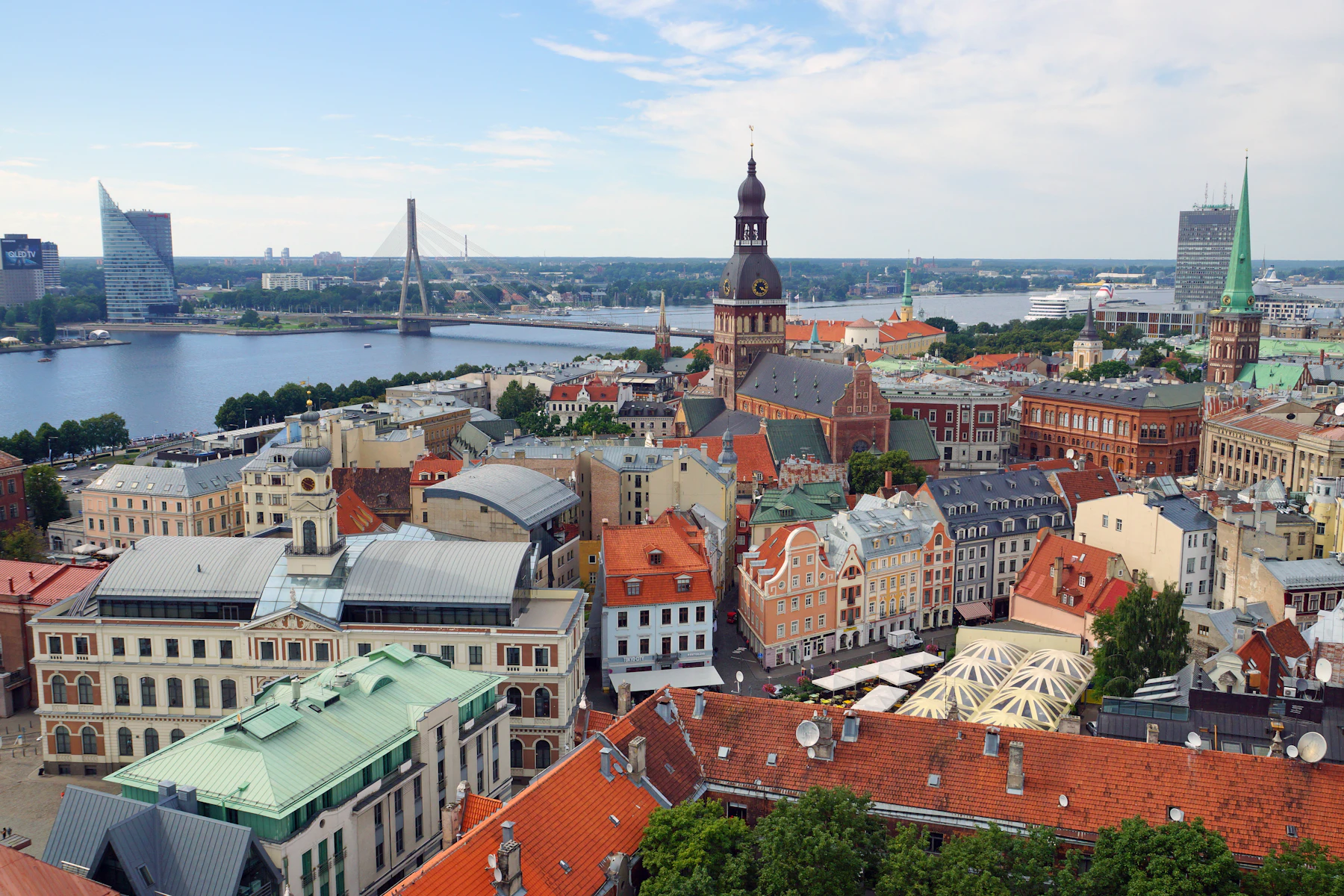 Latvia — Riga Old Town, Gauja National Park
