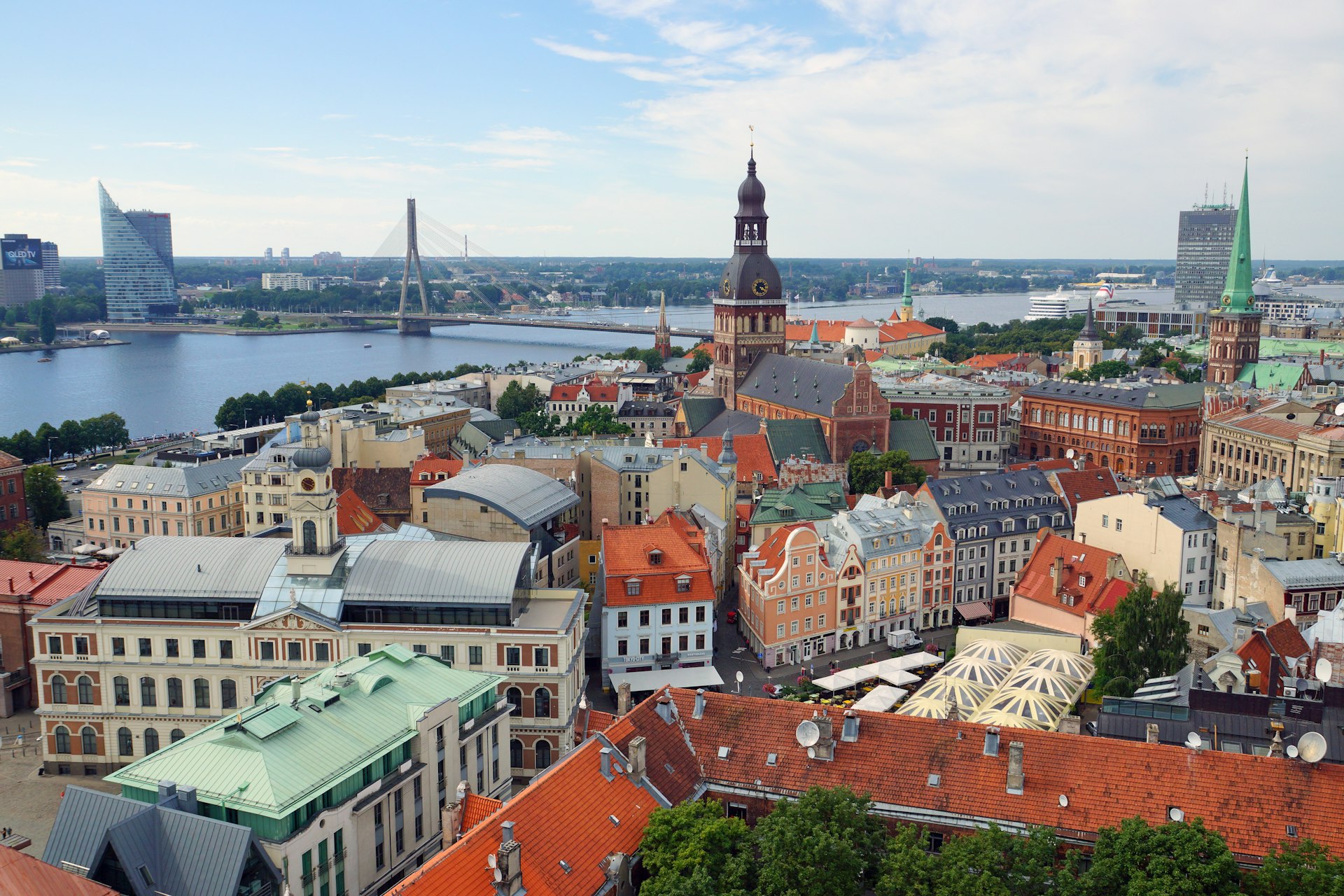 Riga - Vue aérienne