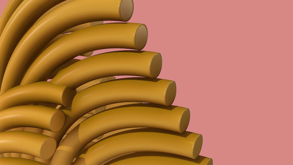 a bunch of bananas stacked on top of each other