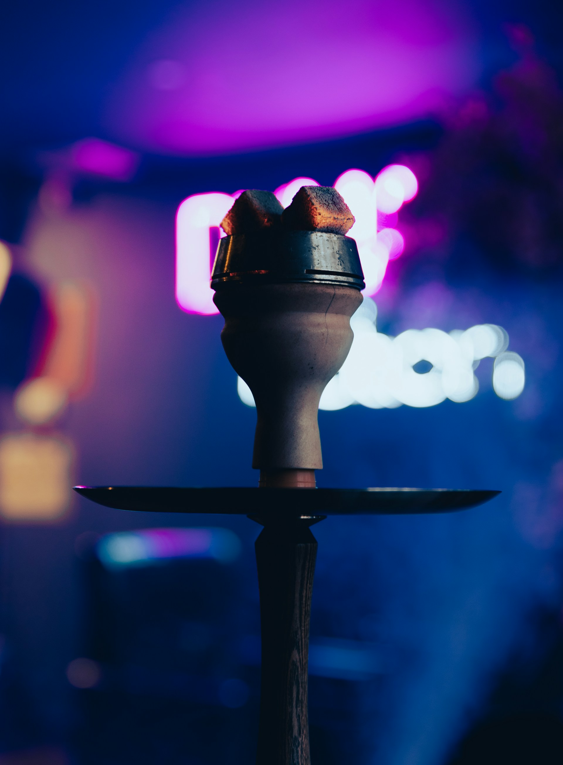 a close up of a metal object on a table