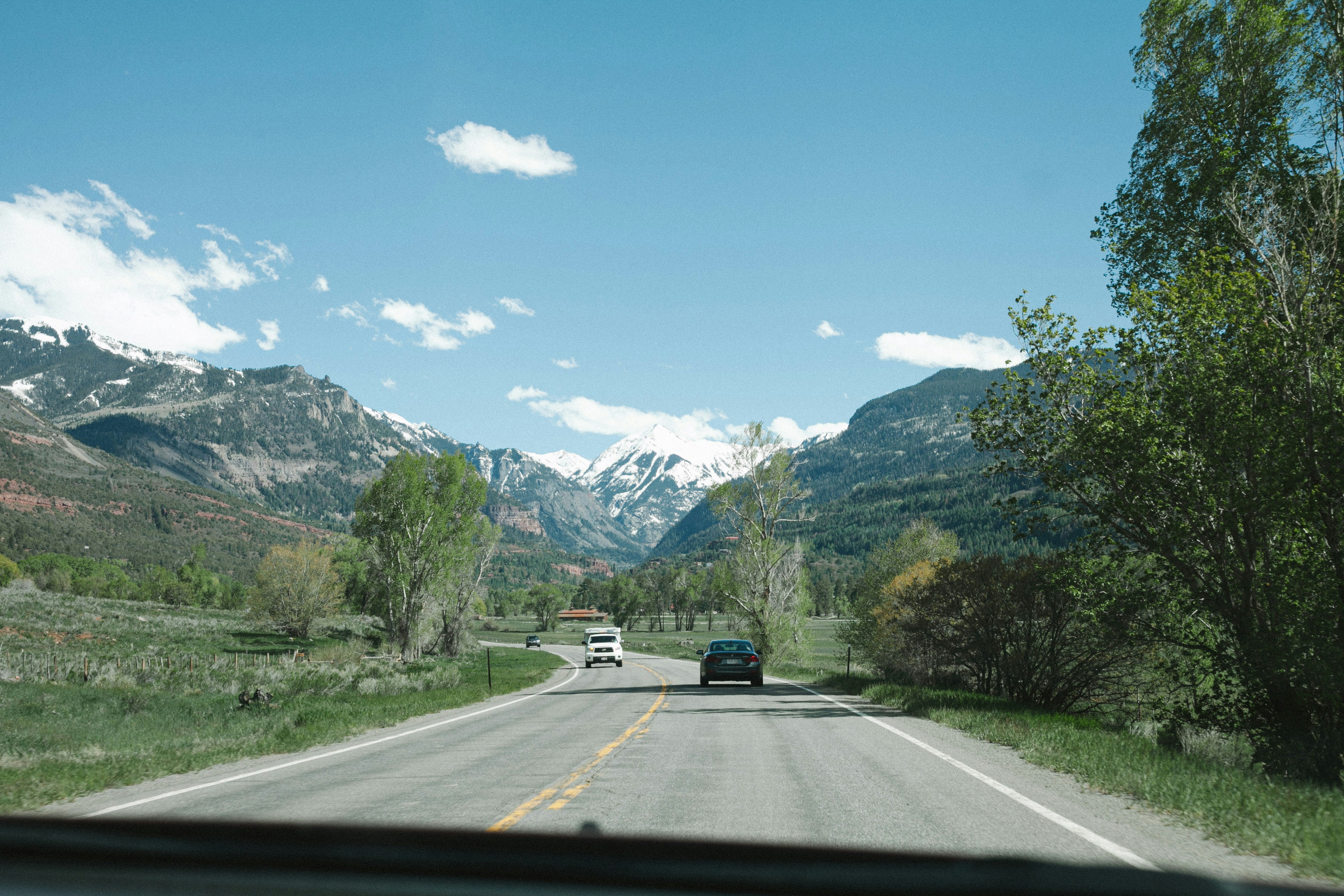 Road near Ouray, CO