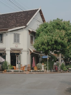 A cozy café housed in a renovated colonial-style building in Malang.