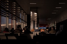 Waiting area with comfortable seating and calming decor.