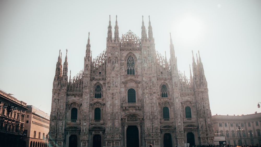 a very tall cathedral with a lot of windows