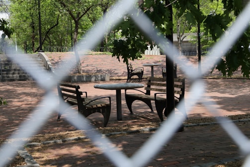 An outdoor WiFi setup in a park.