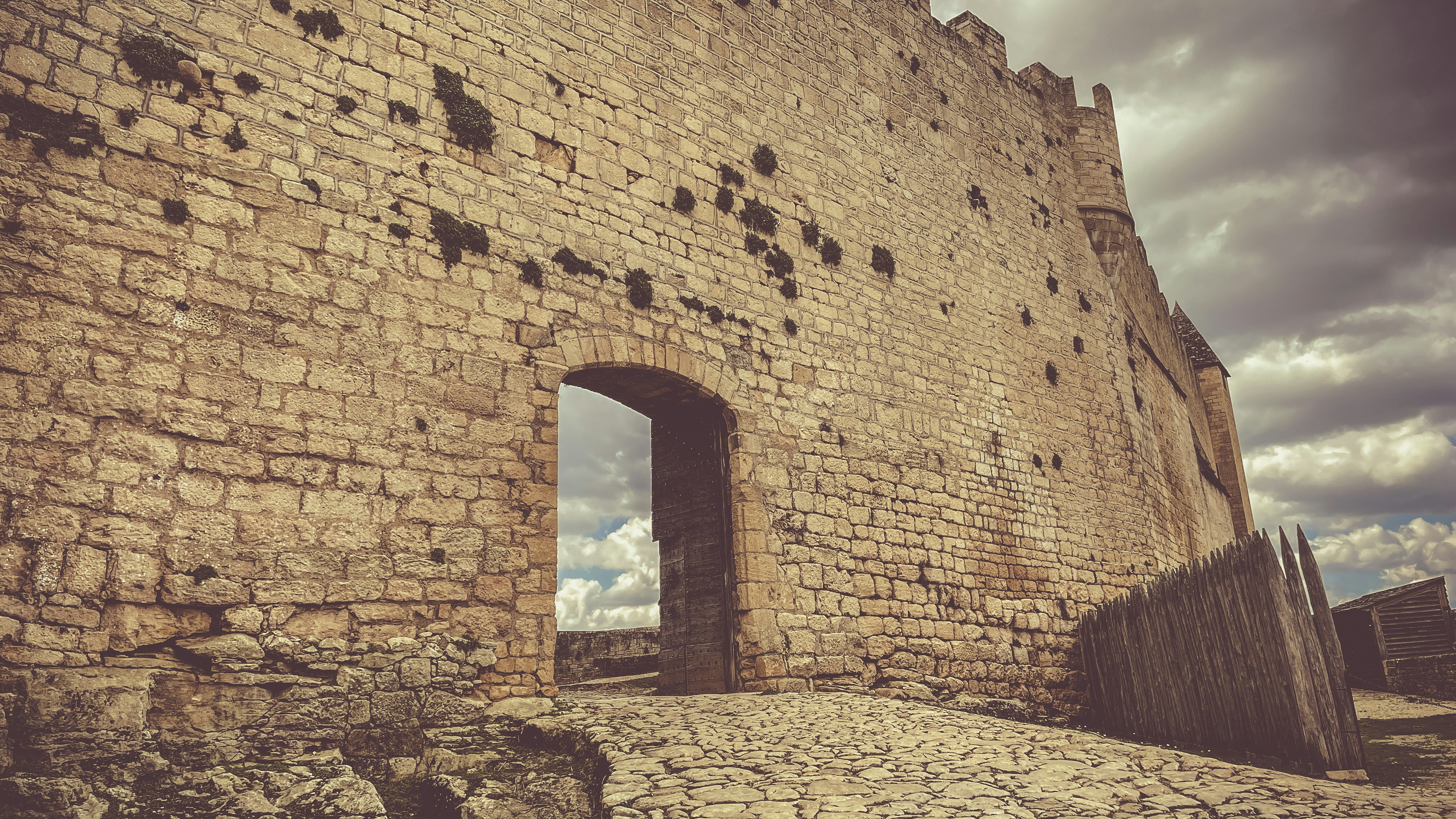 Medieval Castle Walkway