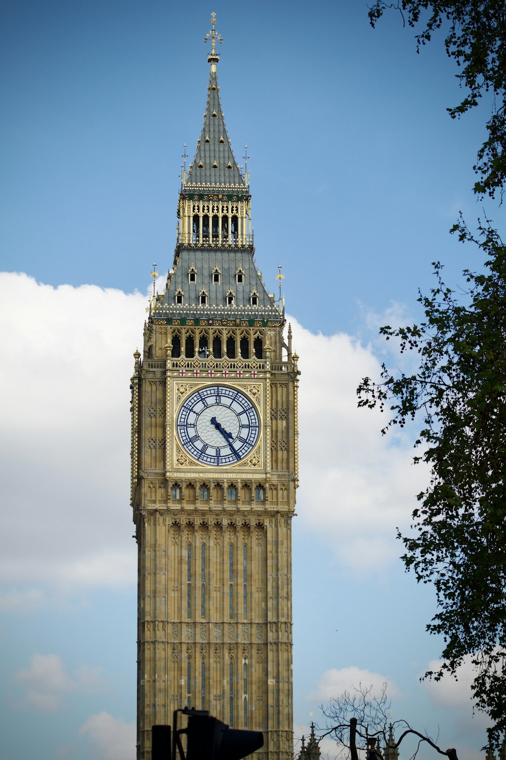 a tall clock tower with a sky background