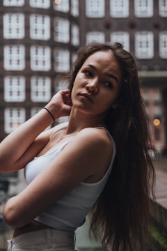 Poster image of the film series 'Choices' featuring a contemplative woman against a city backdrop.