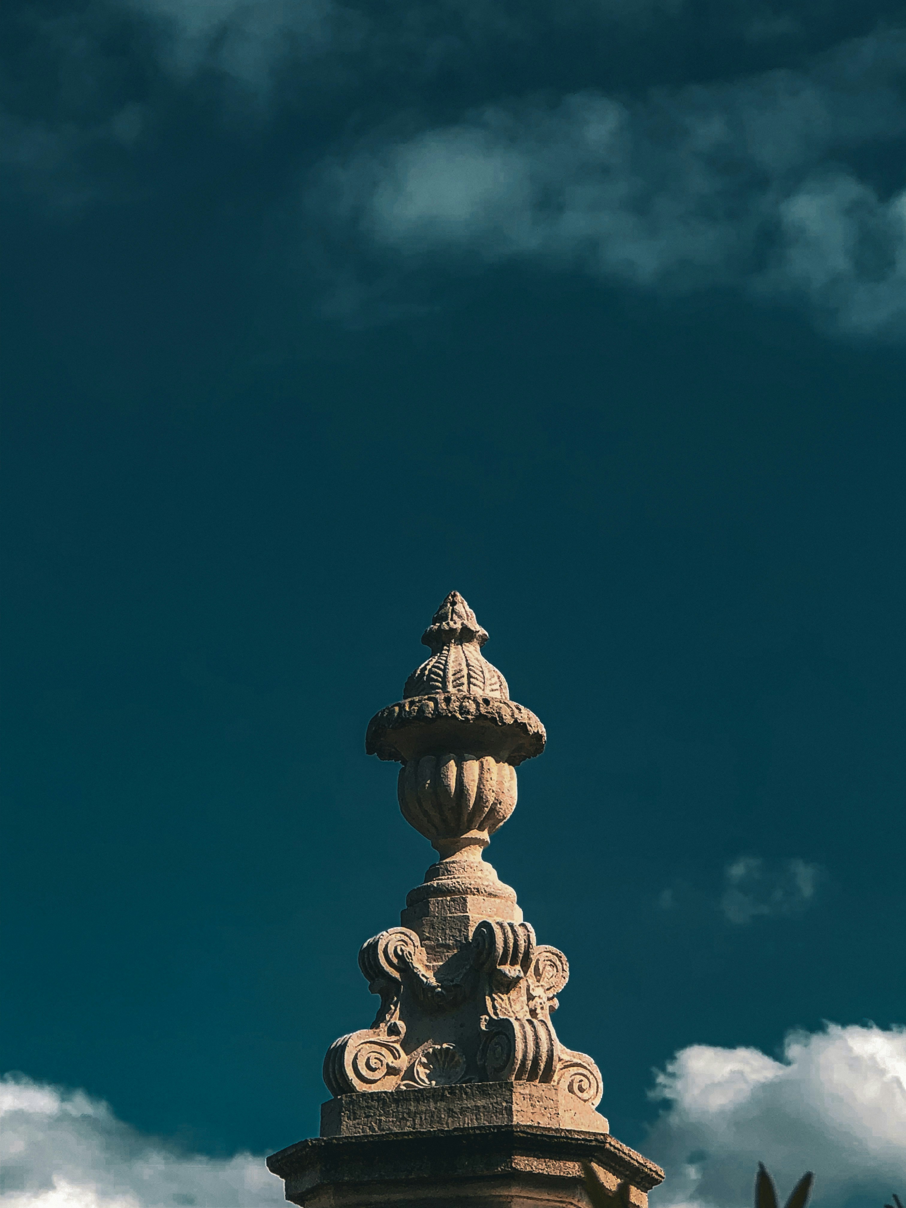 a tall tower with a clock on top of it