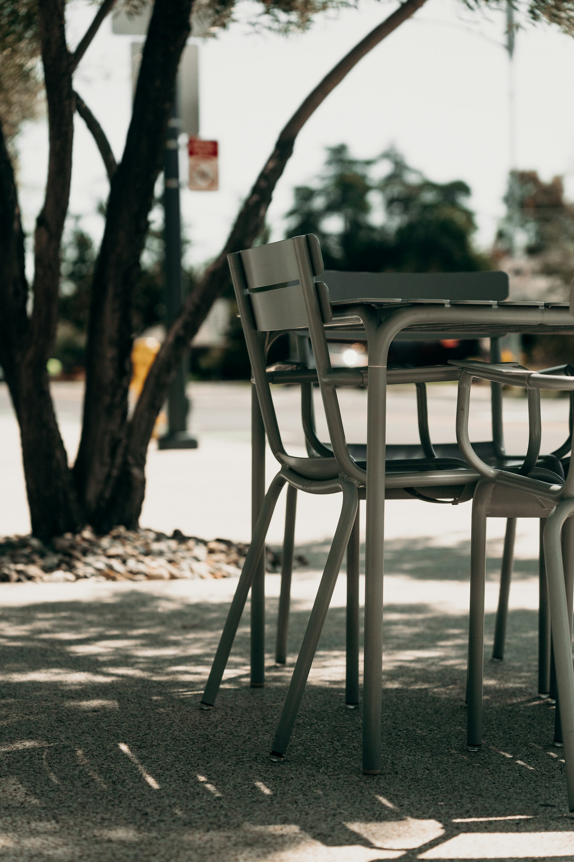 person wearing grey knit sweater