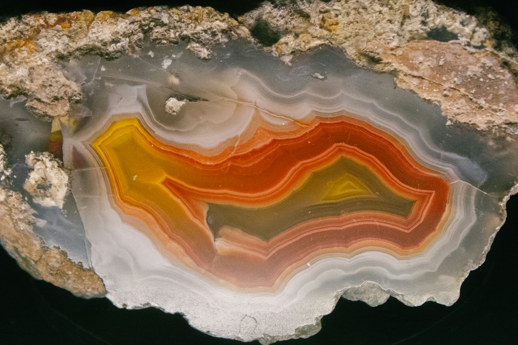 Geoda natural de ágata