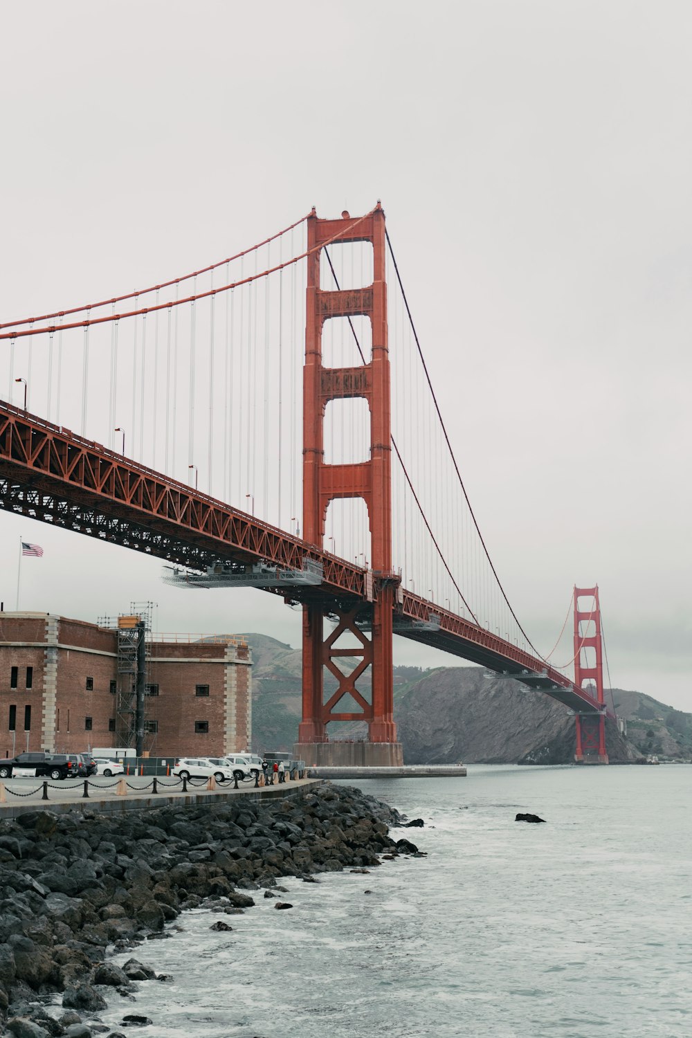 a large bridge spanning over a body of water