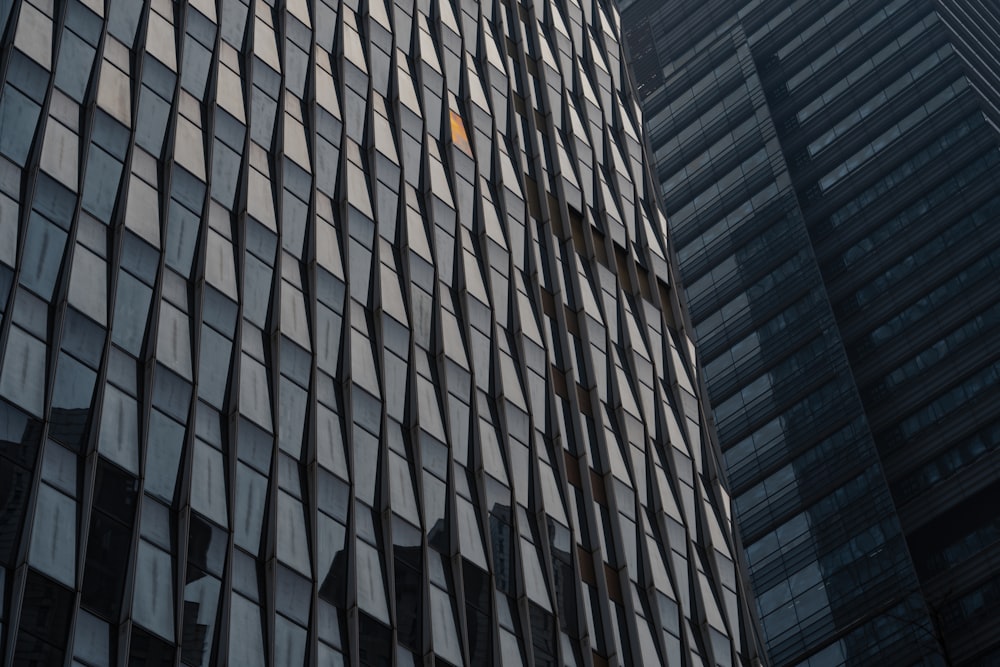 a close up of a building with a lot of windows