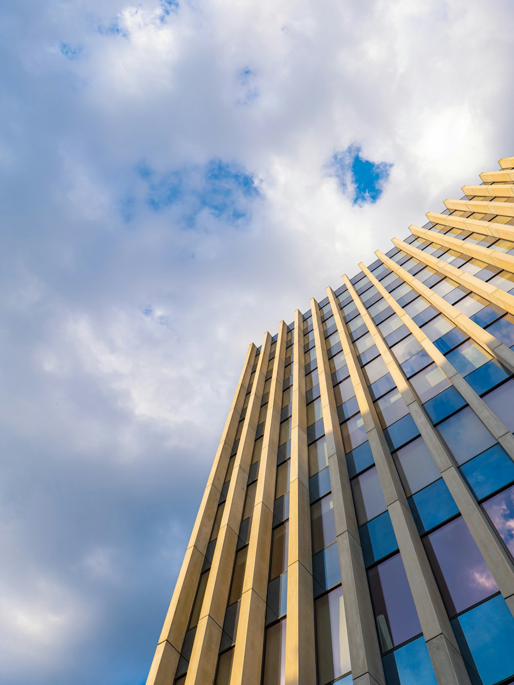 a very tall building with a lot of windows