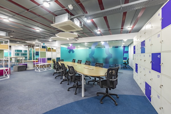 Modern office environment
