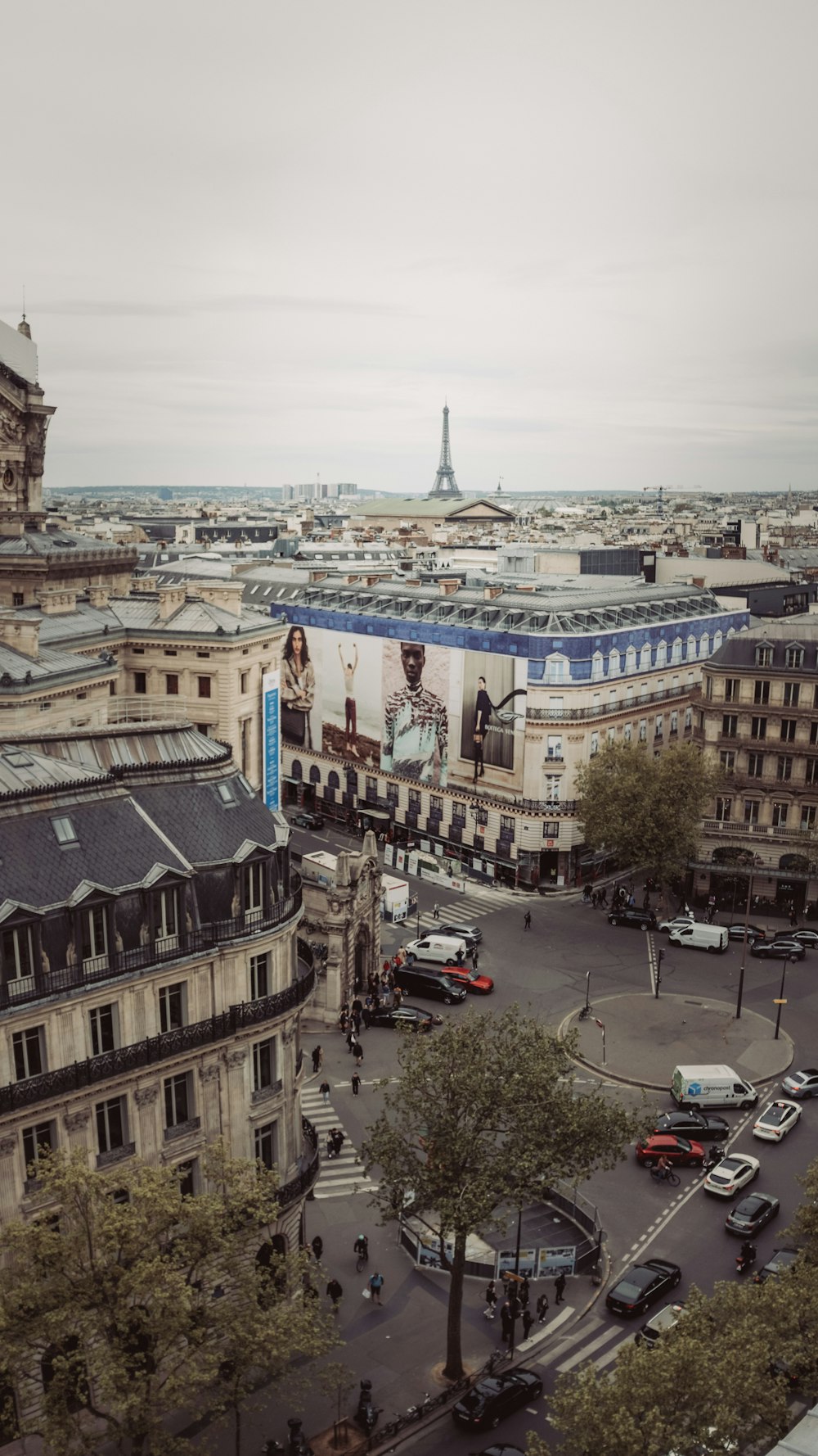 a view of a city from a high point of view