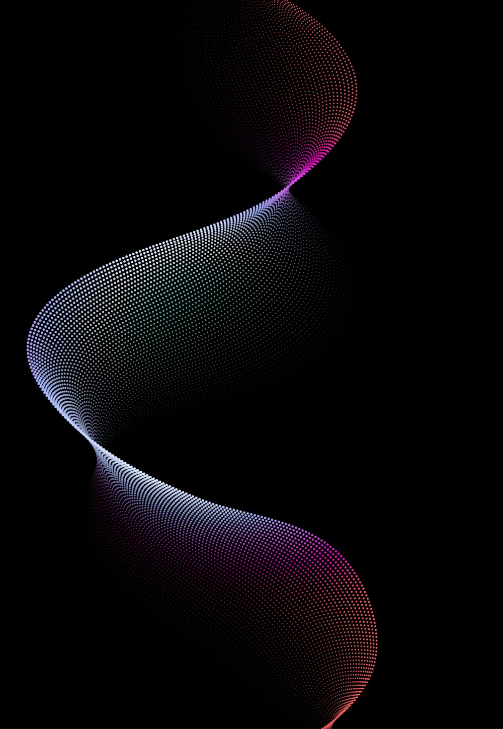 a black background with a wavy pattern