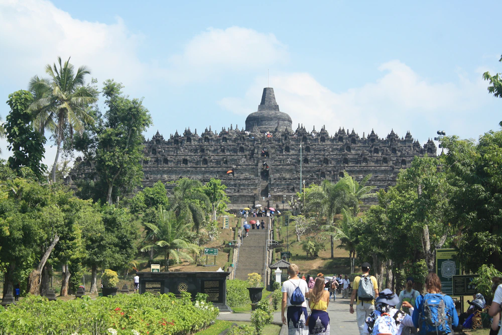 Borobudur Temple near Yogyakarta, Indonesia