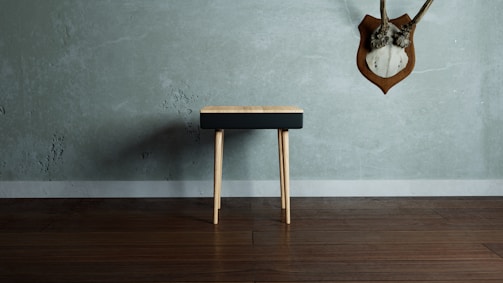 A minimalist stool that fits any decor.