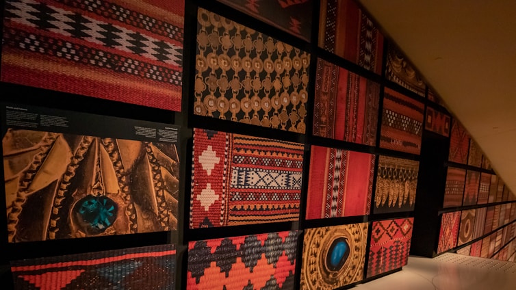 A vibrant display of Kakatiya art showcasing traditional craftsmanship.