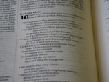 A page from a book with text discussing themes about crafting idols and related warnings. The left margin has the chapter titled 'God and idols', indicating the topic. The text is formatted in paragraphs with numbers denoting verses.