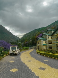 Well-paved national road cutting through a mountainous area.