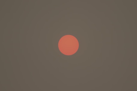 A vibrant orange graphic representing community support.