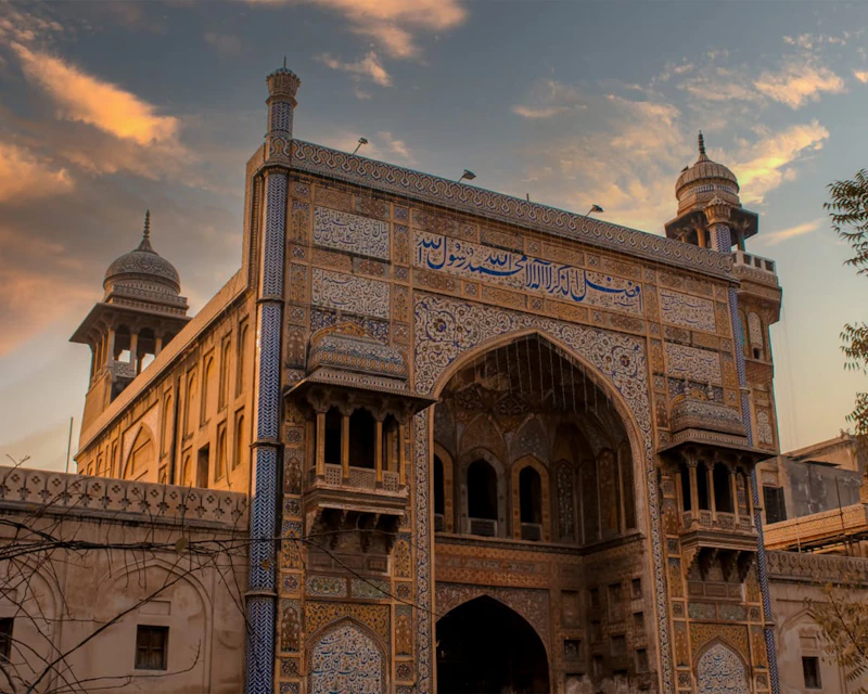 Masjid Wazir Khan in the Walled City of Lahore