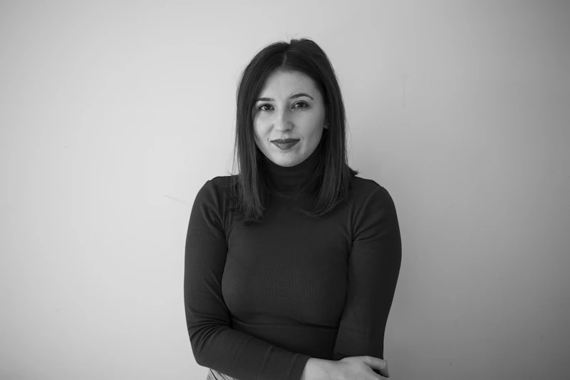 classic black and white portrait of a woman