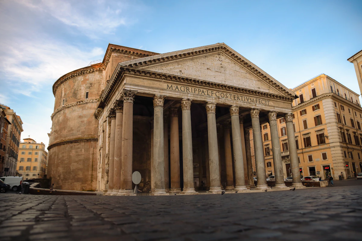 Centro Storico Roma - coloanele Pantheonului