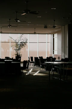 Families gathered in a calm, sensory-safe room filled with plants and soft lighting.