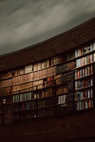 A sturdy, large-capacity bookshelf filled with colorful books illuminating a quiet corner.