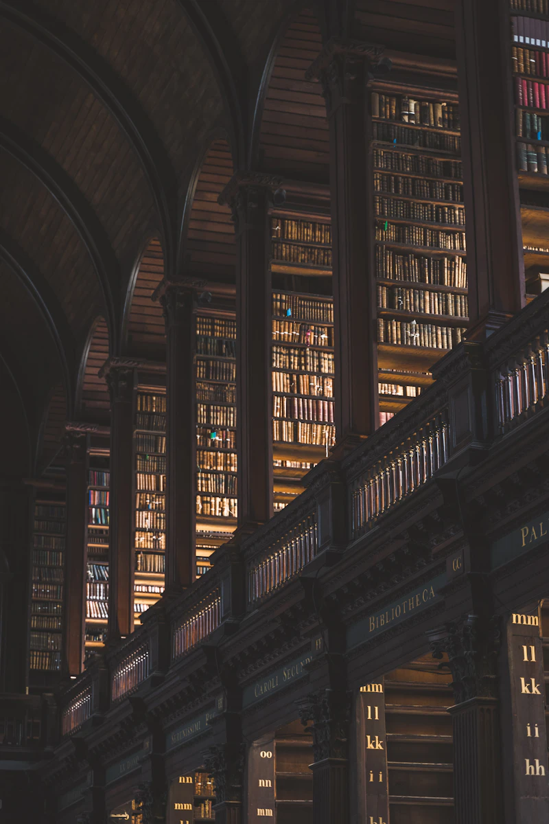 Long Room of Trinity College Library, Dublin, Ireland