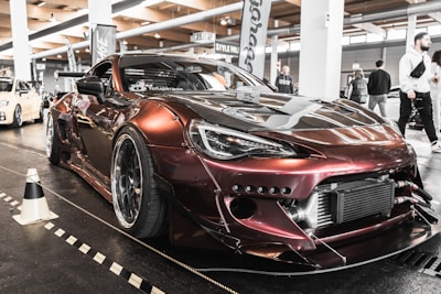 A custom bodykit designed for a car.