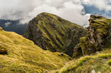 An adventurous travel vlog scene capturing stunning landscapes and lively edits.